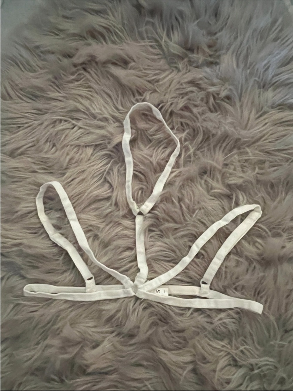 White Strappy Harness